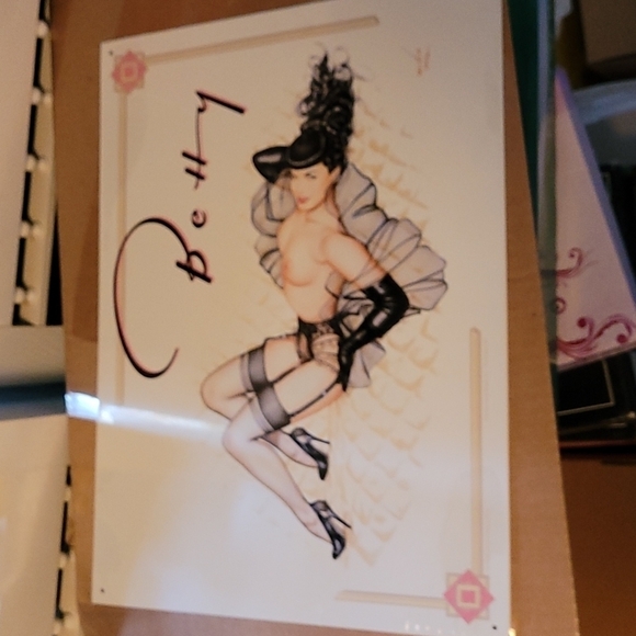 Vintage Sexy on Metal Sign by Olivia De Berardinis - Picture 8 of 8